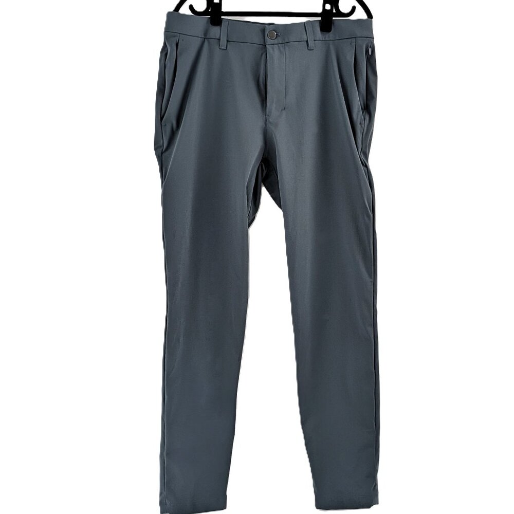 Lululemon ABC Classic-Fit Trouser Warpstreme Mens Size 34 Grey